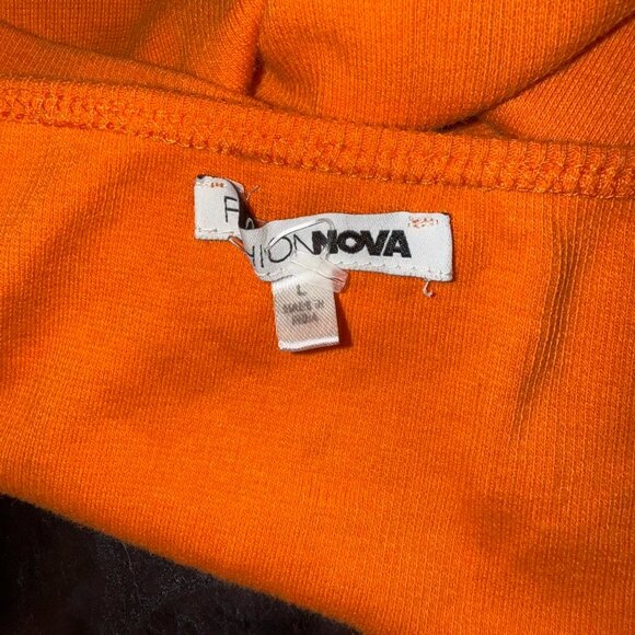 orange backless halter top - Picture 2 of 3